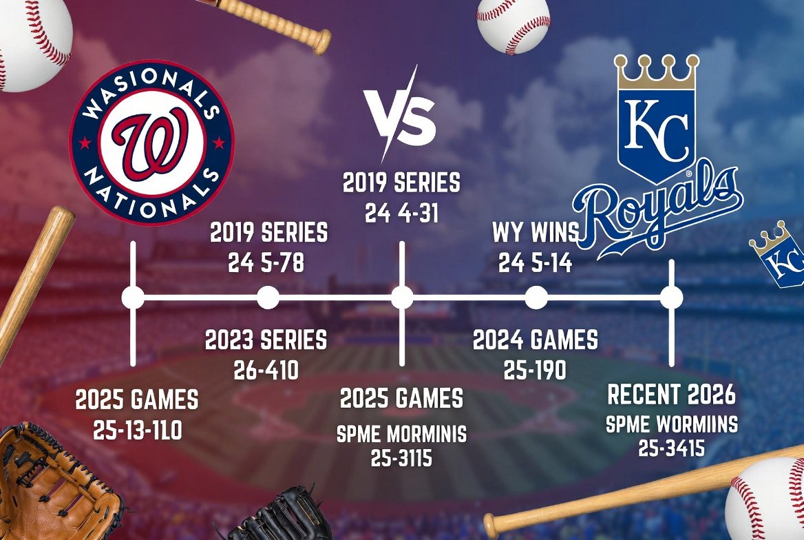 Washington Nationals vs Kansas City Royals Timeline