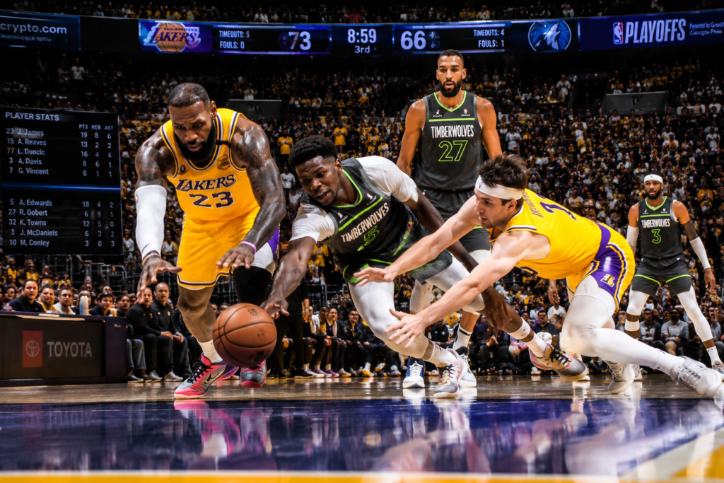 lakers vs timberwolves match player stats