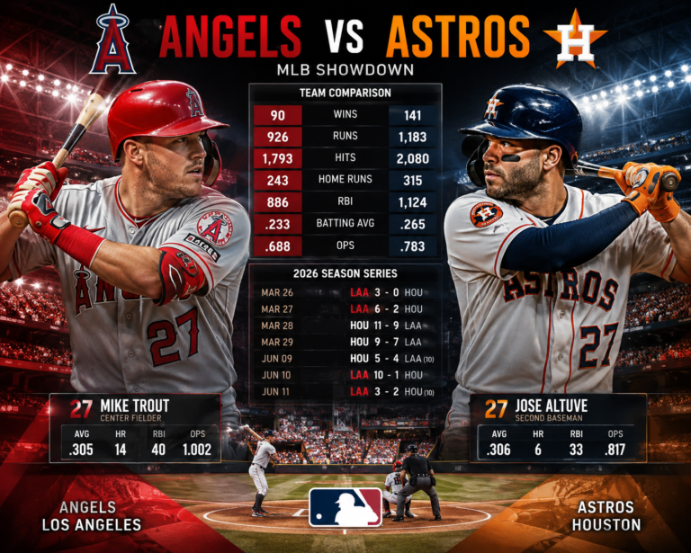 los angeles angels vs houston astros match player stats