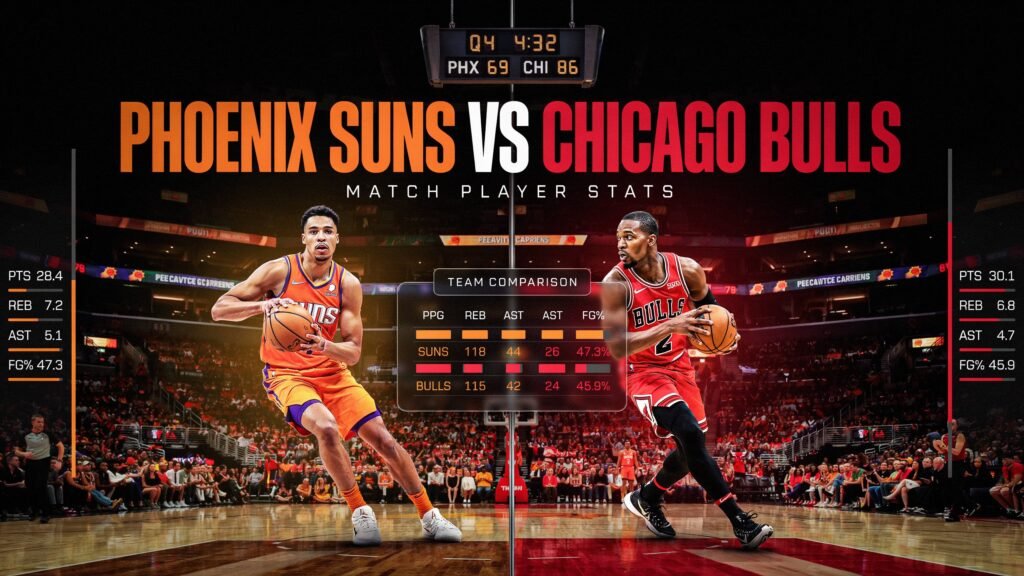 Phoenix Suns vs Chicago Bulls Match Player Stats