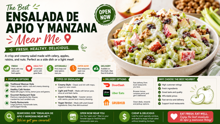 Best Ensalada de Apio y Manzana Near Me