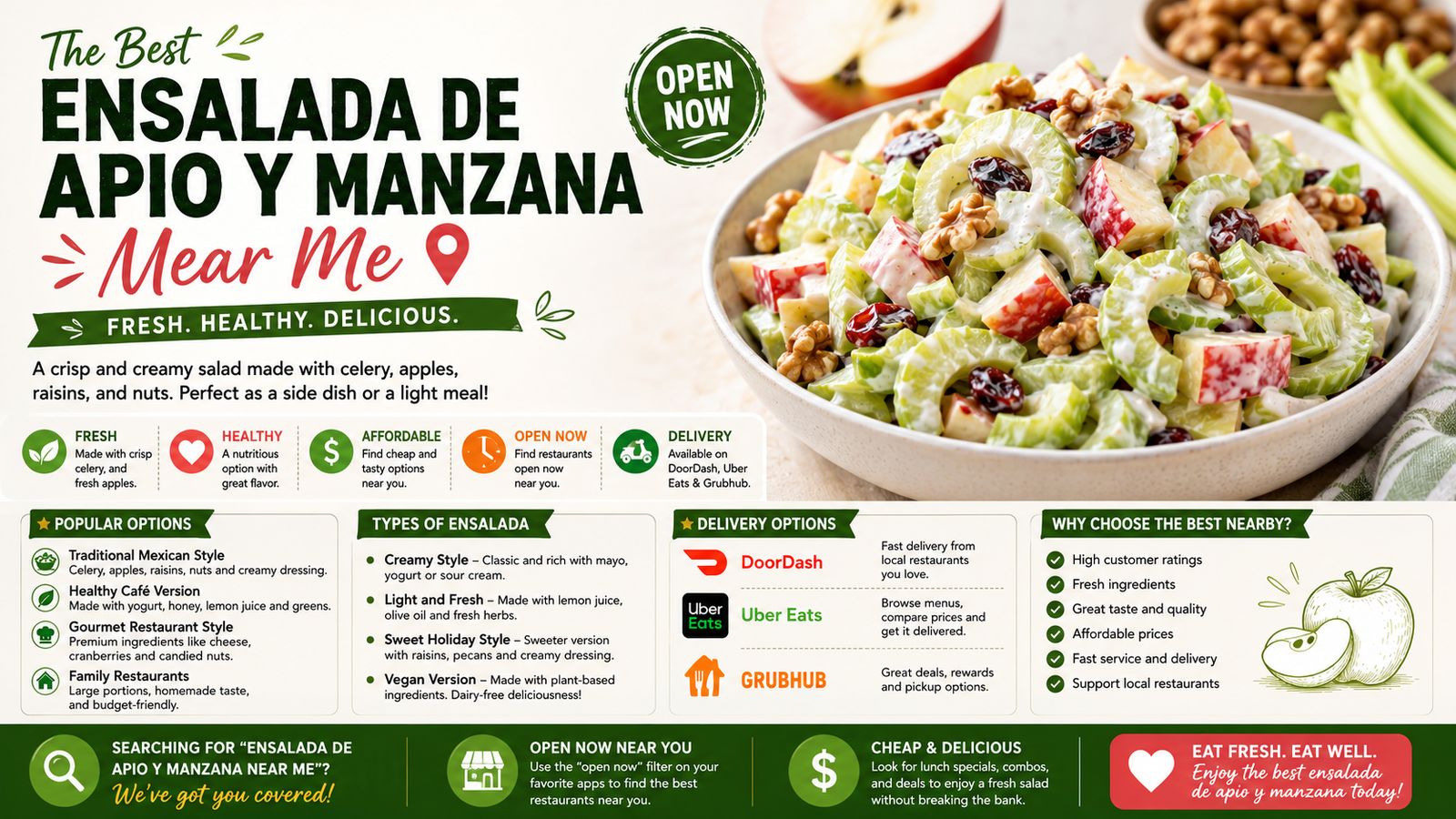 Best Ensalada de Apio y Manzana Near Me