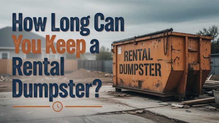 How Long Can You Keep a Rental Dumpster?