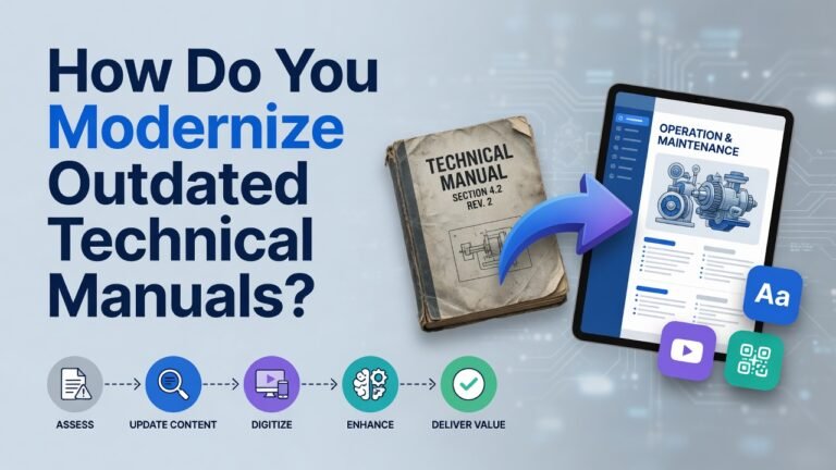 How Do You Modernize Outdated Technical Manuals?