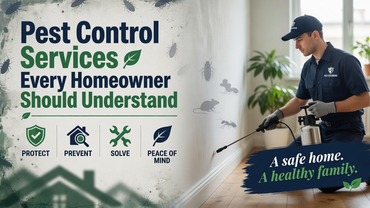 Pest Control Services Every Homeowner Should Understand