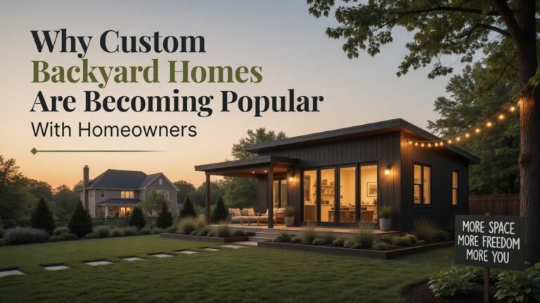Why Custom Backyard Homes Are Becoming Popular With Homeowners