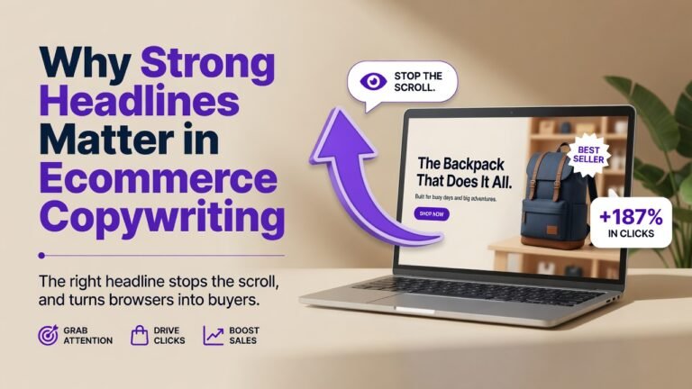Why Strong Headlines Matter in Ecommerce Copywriting