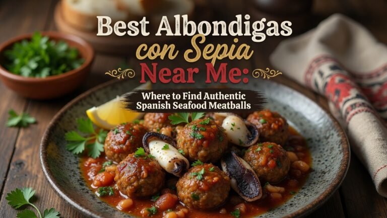 Best Albondigas con Sepia Near Me