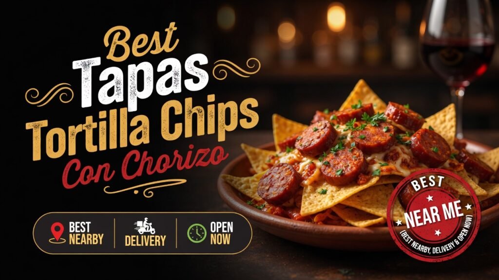 Best Tapas Tortilla Chips Con Chorizo Near Me