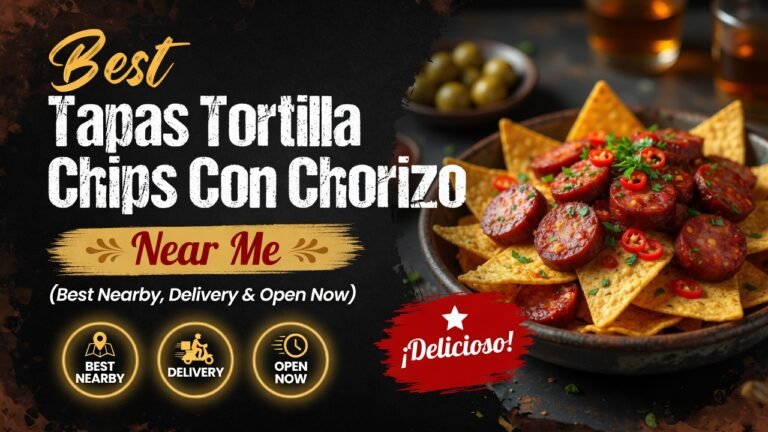 Best Tapas Tortilla Chips Con Chorizo Near Me