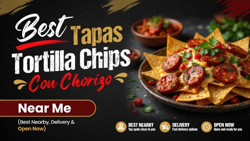 Best Tapas Tortilla Chips Con Chorizo Near Me